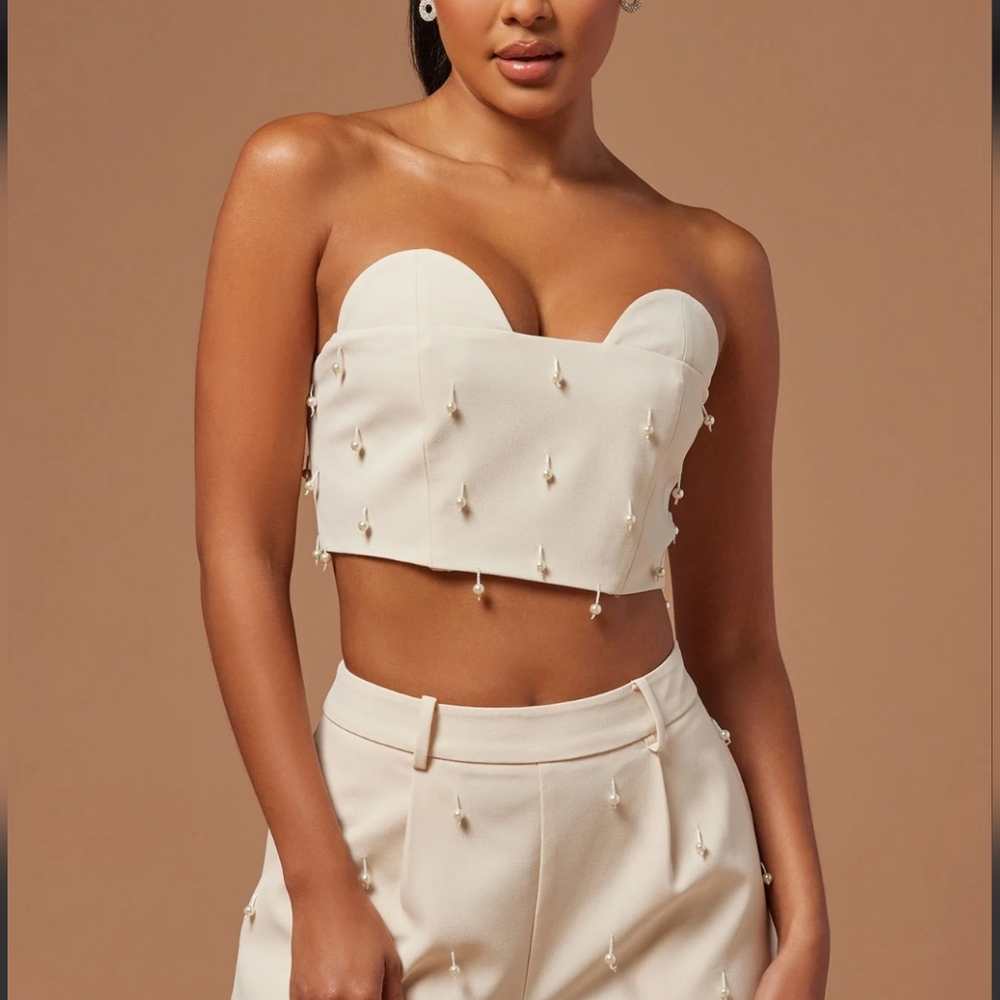 Embellished corset